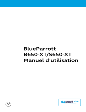 B650-XT | BlueParrott S650-XT Manuel utilisateur | Fixfr