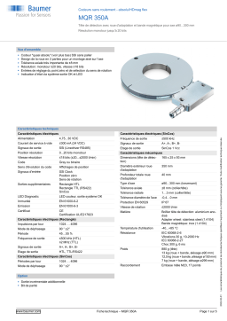 Baumer MQR 350A Encoder Fiche technique