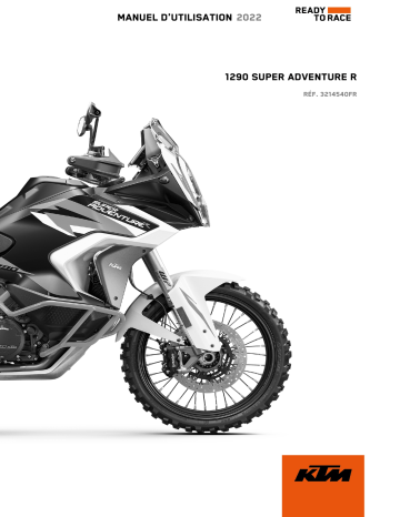 KTM 1290 Super Adventure R 2022 Manuel du propriétaire | Fixfr