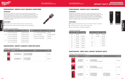 Milwaukee 49-66-4419 SHOCKWAVE™ 3/8 in. 8-Piece Deep Well Socket Set spécification