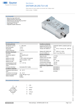 Baumer DST55R-28.250.TU1.A5 Strain Sensor Fiche technique