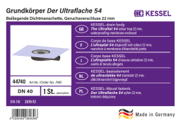 Kessel 016-116 Ultraflacher 54 44740 A6-quer(1) Manuel utilisateur