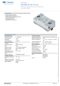 Baumer DST55R-28.102.TU1.A5 Strain Sensor Fiche technique