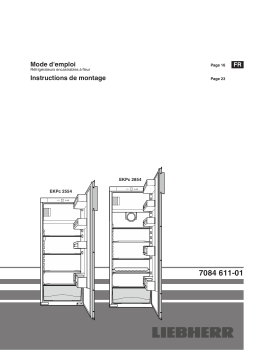 Liebherr EKPc 2854 Premium Réfrigérateur Mode d'emploi