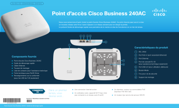 Cisco Business 200 Series Access Points Guide de démarrage rapide | Fixfr