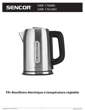 Sencor SWK 1760BK Manuel utilisateur | Fixfr