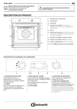 Bauknecht BAK5S KP8V2 BLG Oven Manuel utilisateur