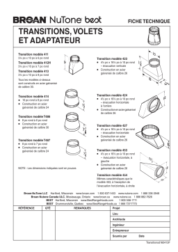 Best AVDKD10 Transition in Stainless Steel Installation manuel