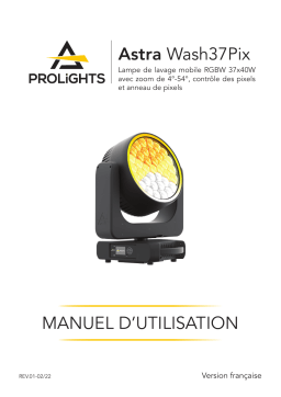 ProLights ASTRAWASH37PIX Manuel utilisateur