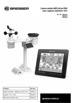 Bresser 7903210 additional base station Manuel du propriétaire