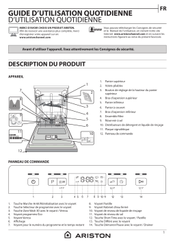 Ariston LFC 3C26 W X Dishwasher Manuel utilisateur