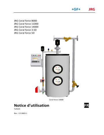 GF JRG Coral force 8000 - 5D Manuel du propriétaire | Fixfr