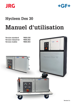 GF Hycleen Des 30 Manuel utilisateur