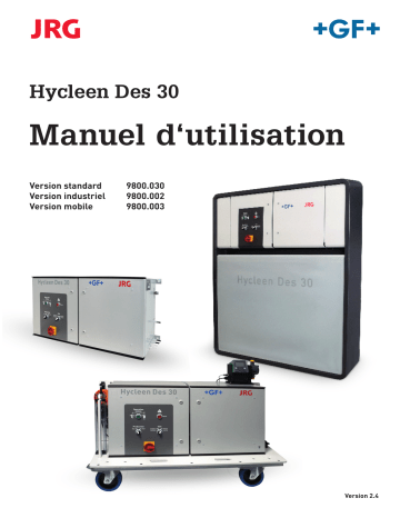 GF Hycleen Des 30 Manuel utilisateur | Fixfr