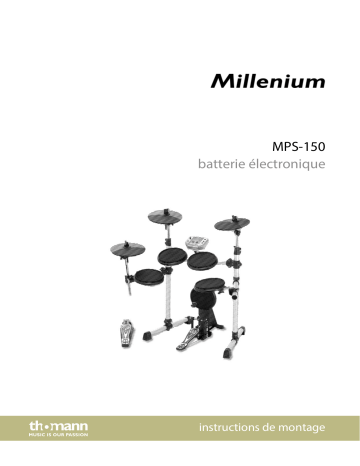 Millenium MPS-150 E-Drum Set Mode d'emploi | Fixfr