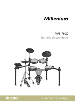 Millenium MPS-750X E-Drum Mesh Set Mode d'emploi