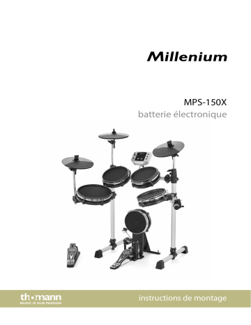 Millenium MPS-150X E-Drum Mesh Set Mode d'emploi | Fixfr