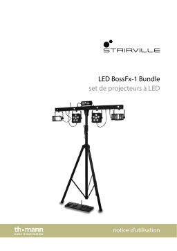 Stairville LED BossFx-1 Pro Bundle Comple Une information important