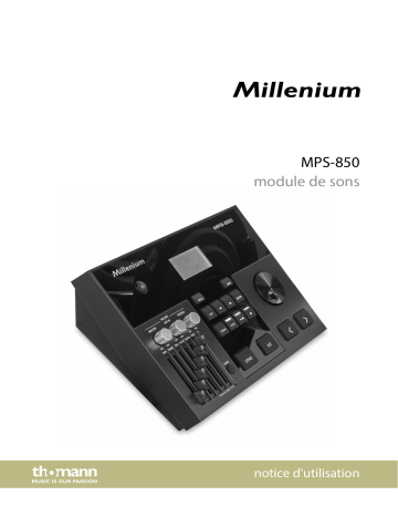 MPS-850 Drum Module | Millenium MPS-850 E-Drum Set Une information important | Fixfr