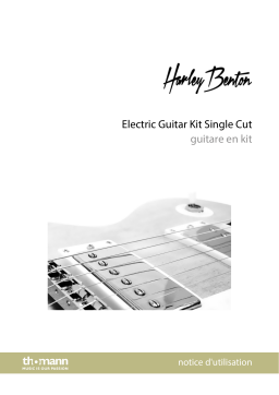 Harley Benton Electric Guitar Kit Single Cut Mode d'emploi