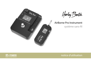 Harley Benton AirBorne Pro 5.8Ghz Instrument Une information important | Fixfr