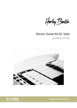 Harley Benton Electric Guitar Kit DC Style Mode d'emploi