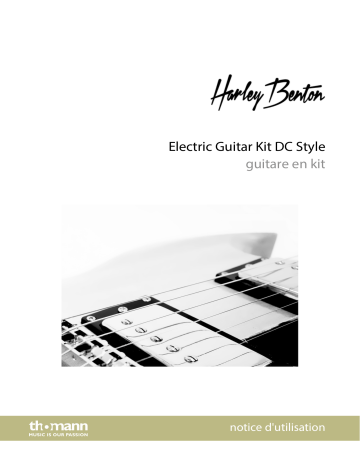 Harley Benton Electric Guitar Kit DC Style Mode d'emploi | Fixfr