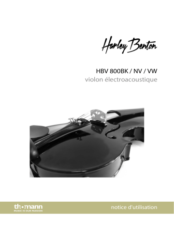 Harley Benton HBV 800BK E-Violin 4/4 Mode d'emploi | Fixfr