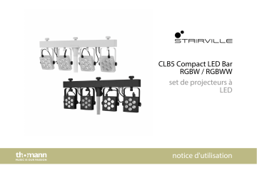 CLB5 RGB WW Compact LED Bar 5 | Stairville CLB5 RGBW WH Une information important | Fixfr