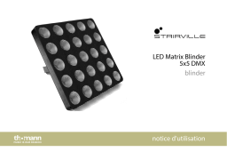 Stairville LED Matrix Blinder 5x5 DMX Une information important