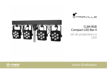 CLB4 RGB Compact LED Bar 4 | Stairville CLB4 Compact LED Bar 4 Bundle Une information important | Fixfr