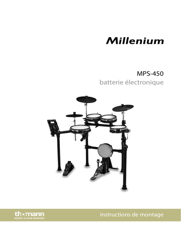 Millenium MPS-450 E-Drum Set Mode d'emploi | Fixfr