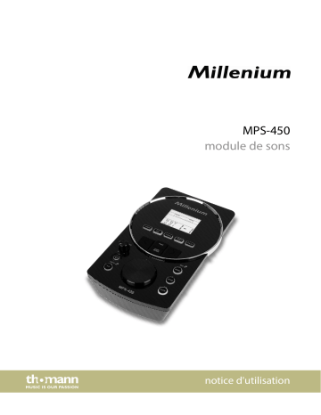 Millenium MPS-450 E-Drum Set Manuel utilisateur | Fixfr