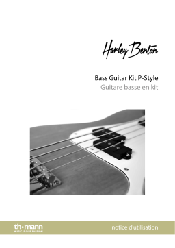 Harley Benton Bass Guitar Kit P-Style Mode d'emploi