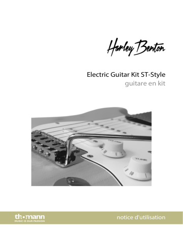 Harley Benton Electric Guitar Kit ST-Style Mode d'emploi | Fixfr