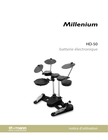 Millenium HD-50 E-Drum Set Mode d'emploi | Fixfr