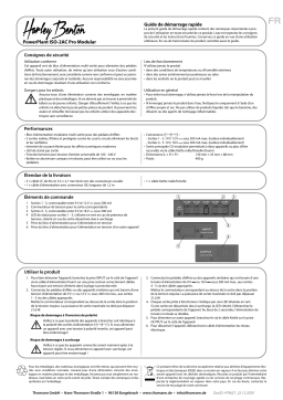 Harley Benton PowerPlant ISO-2AC Pro Modular Guide de démarrage rapide