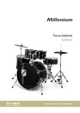 Millenium Focus 22 Drum Set Red Mode d'emploi