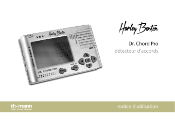 Harley Benton Dr. Chord Pro Manuel utilisateur | Fixfr