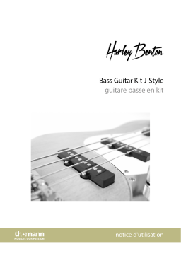 Harley Benton Bass Guitar Kit J-Style Mode d'emploi