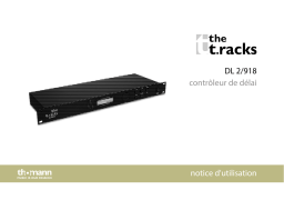 The t.racks DL 2/918 Delay Line Controller Mode d'emploi