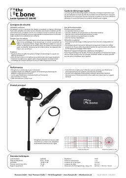 the t.bone Lucan System CC 200 RC Guide de démarrage rapide