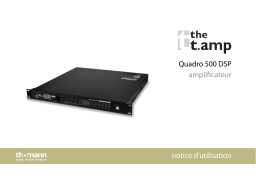 the t.amp Quadro 500 DSP Une information important