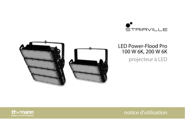 Stairville LED Power-Flood Pro 200W 6K Une information important | Fixfr
