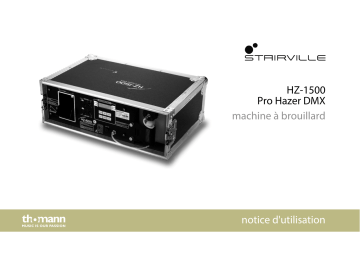 Stairville HZ-1500 Pro Hazer DMX Une information important | Fixfr