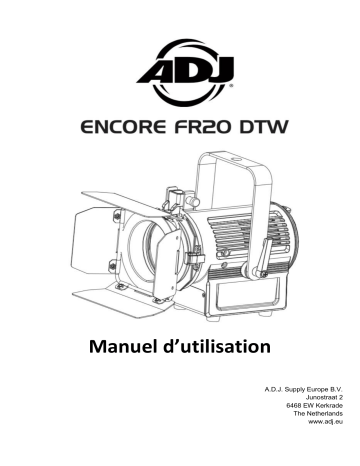 ADJ Encore FR20 DTW Mode d'emploi | Fixfr