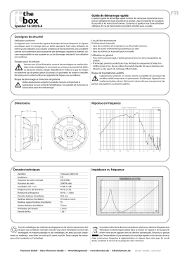 The box Speaker 18-500/8-A Guide de démarrage rapide