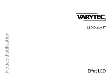 Varytec LED Derby ST incl. IR Remote Mode d'emploi | Fixfr