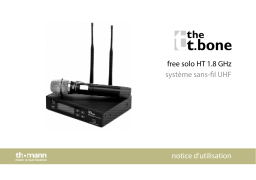 the t.bone free solo HT 1.8 GHz Mode d'emploi