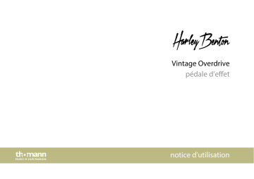 Harley Benton Vintage Overdrive Mode d'emploi | Fixfr